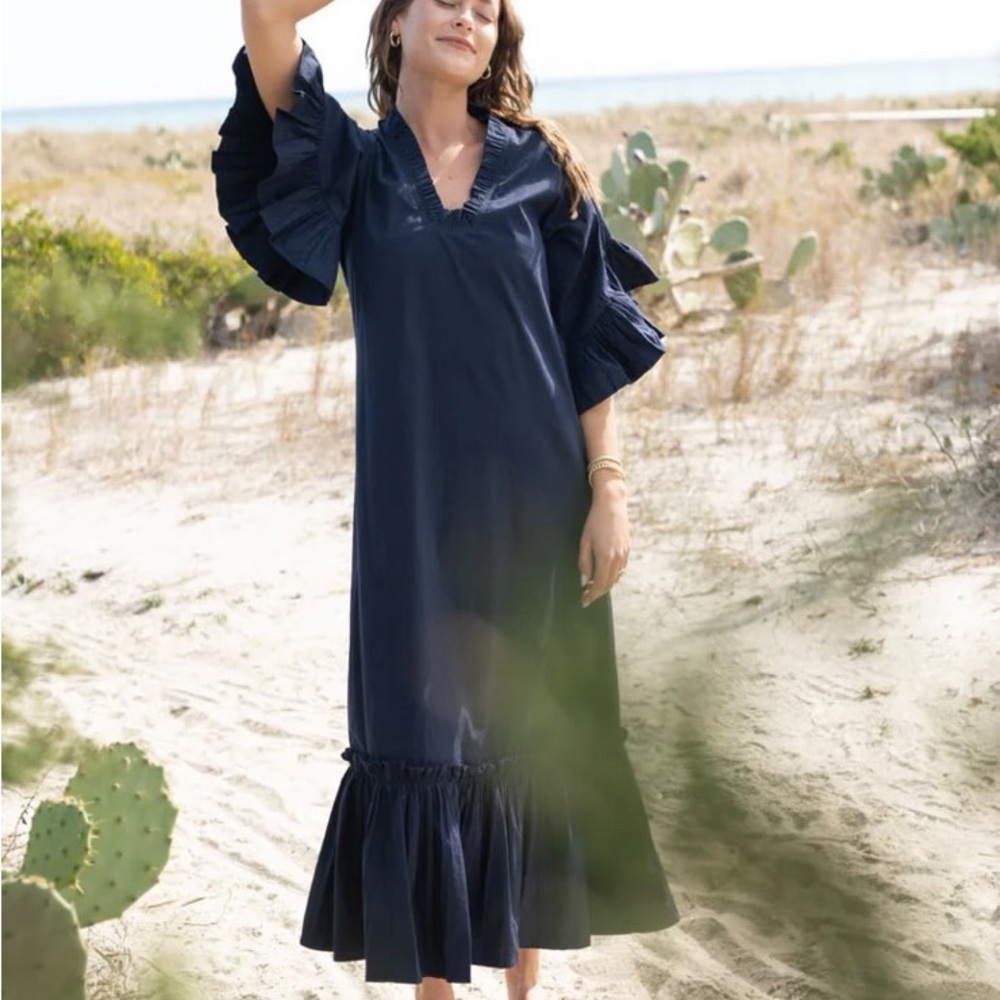 Fitzroy & Willa Navy Soleil Maxi